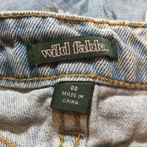 wild fable daisy denim button front skirt - Picture 6 of 7